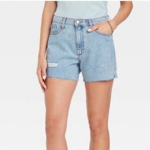Women's Boyfriend Shorts - Light Denim - Wild Fable - 28